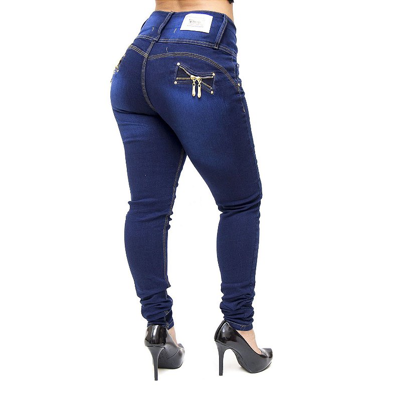 Calça Jeans Cheris Skinny Ariadene Azul