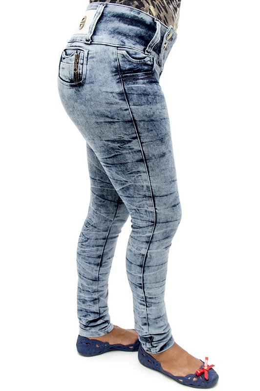 Calça Jeans Feminina Skinny Credencial Levanta Bumbum