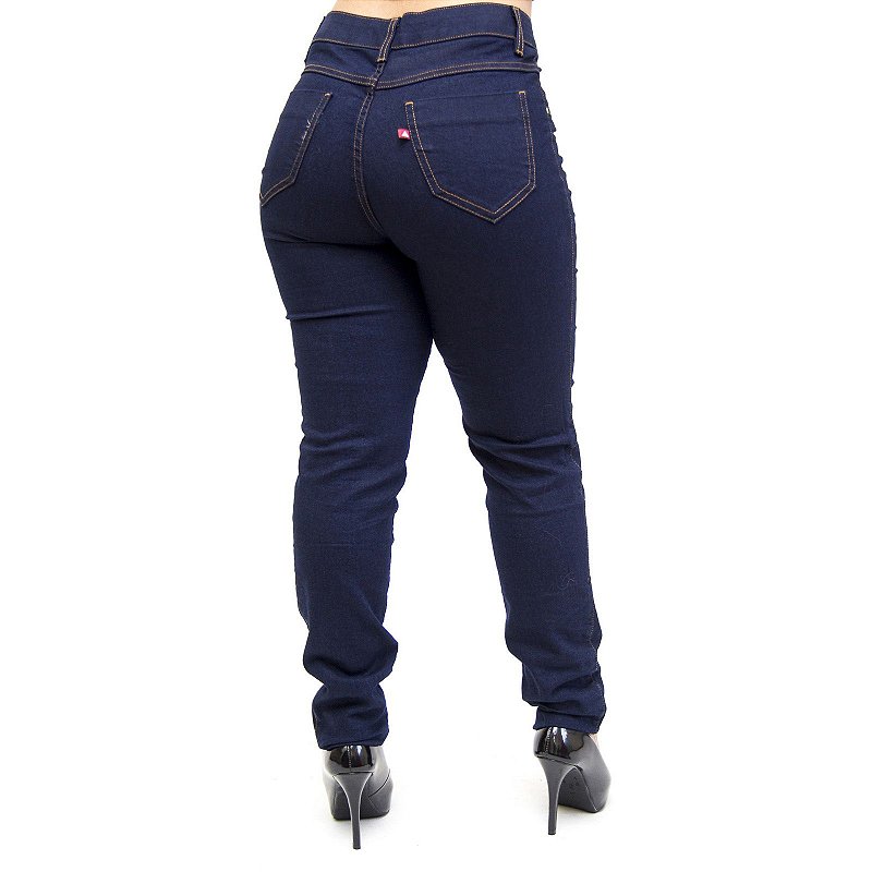 Calça Jeans Feminina Cambos Skinny Vallete Azul
