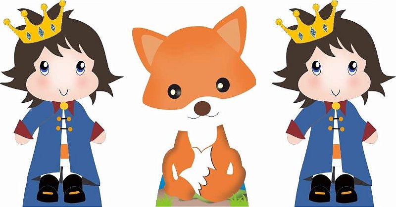 Kit 3 Totem O Pequeno Principe Moreno Decoracao Aniversario Decorando E Grudando