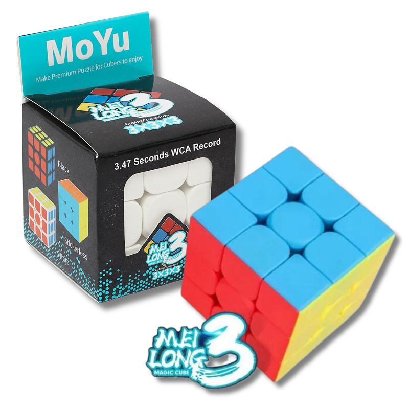 Cubo Mágico Profissional 3x3x3 MF3 Moyu Preto : : Brinquedos e  Jogos