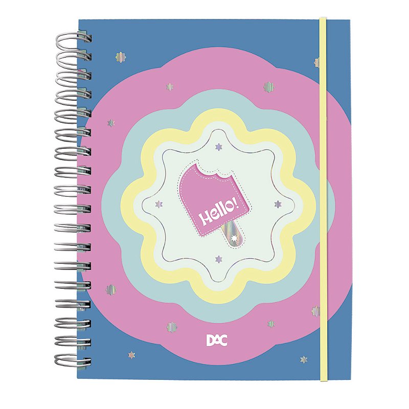 Caderno Inteligente Smart Universitário Hello 10 Mat Removivel 90g