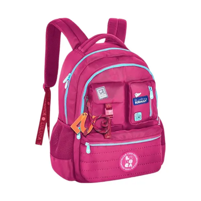 Mochila de Costa Escolar Luluca Clio Style Juvenil Feminina Espaço Notebook