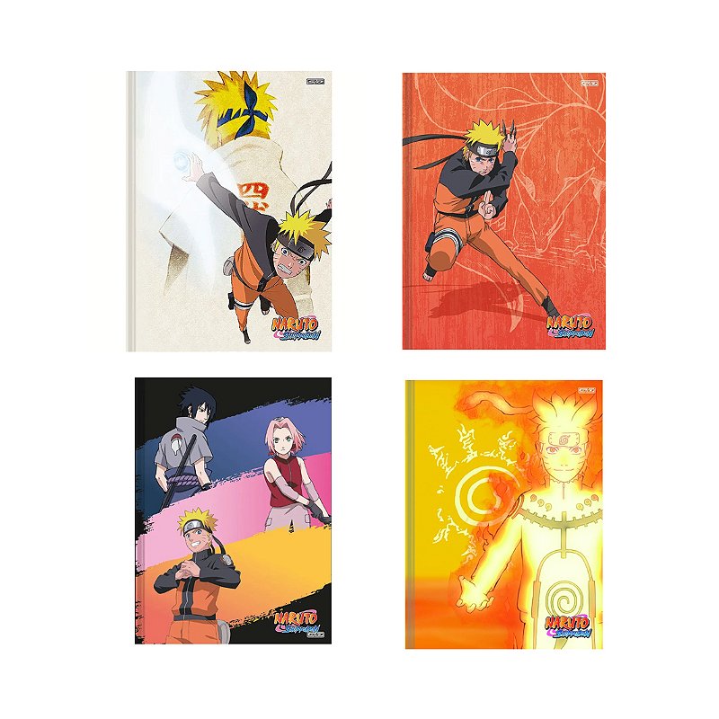 Caderno de Bilhete SD Naruto Shippuden 1/4 Pequeno Sortido