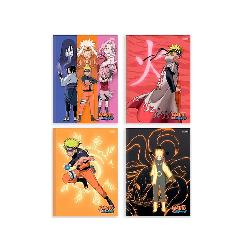 Caderno de Bilhete Naruto Shippuden São Domingos