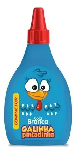 Cola Branca Galinha Pintadinha 90g Lavável Atóxica Compactor
