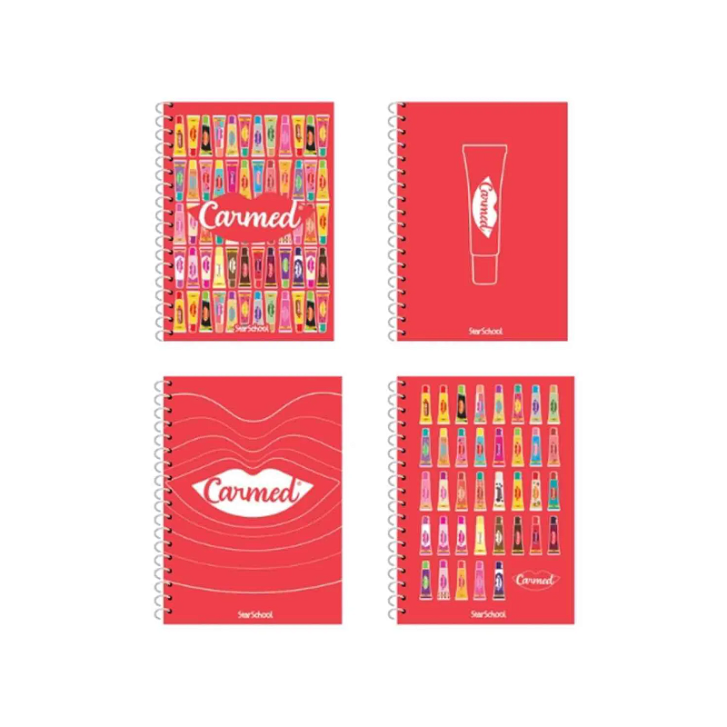Caderno Capa Dura Carmed StarSchool 10 Matéria 160 fls Espiral