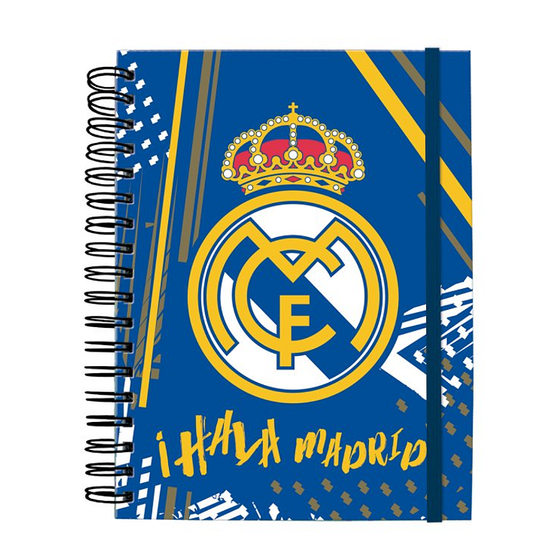 Caderno Inteligente Smart Universitário Real Madrid 10 Mat Removivel 90g