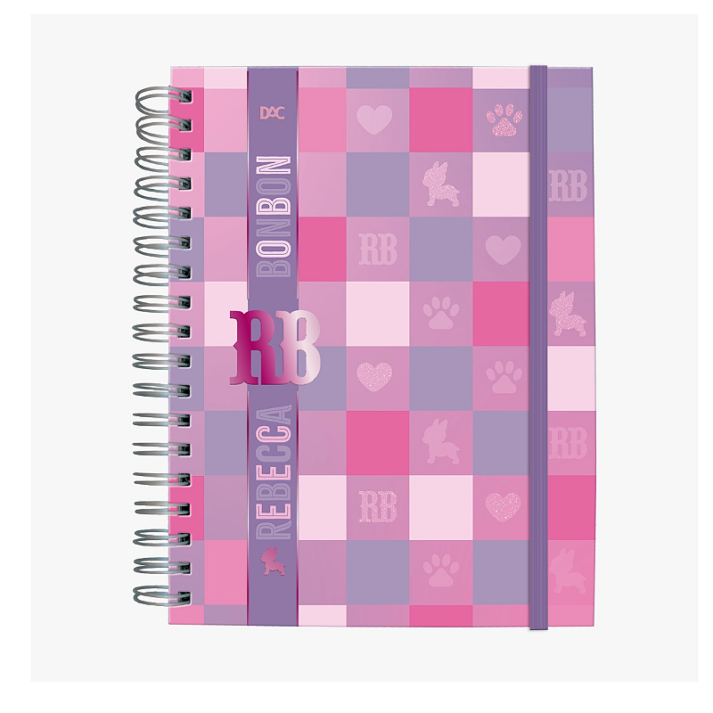 Caderno Smart Universitário Rebecca Bonbon 10 Mat Removível 90g