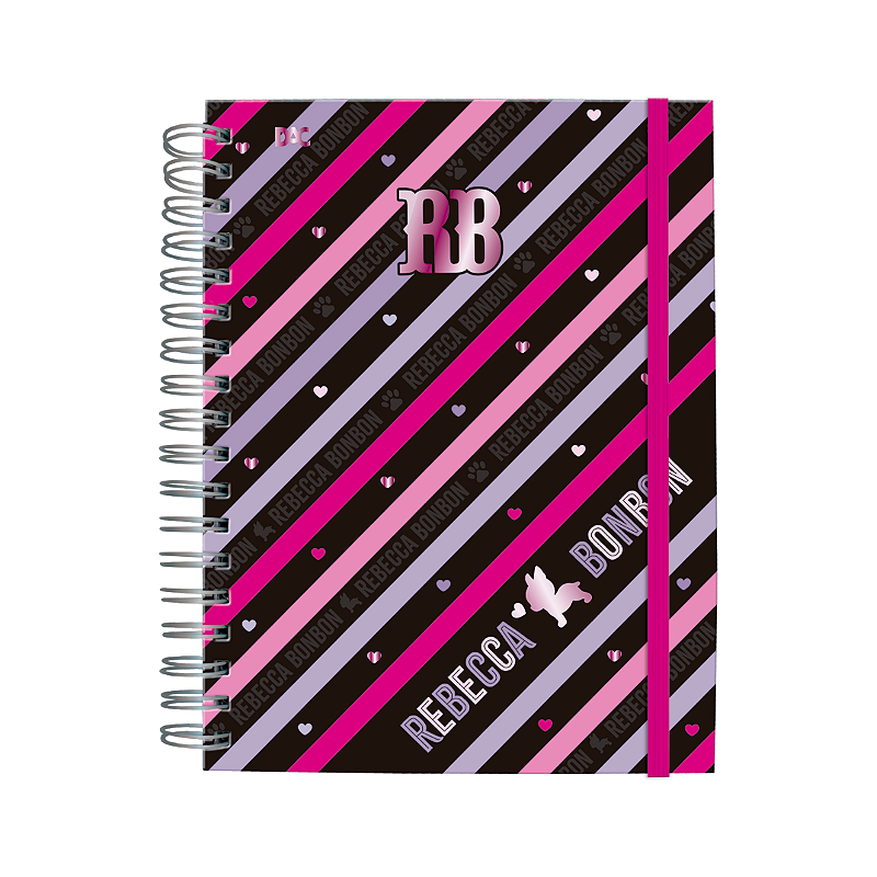 Caderno Smart Universitário Rebecca Bonbon 15 Mat Removível 140 Folhas 90g