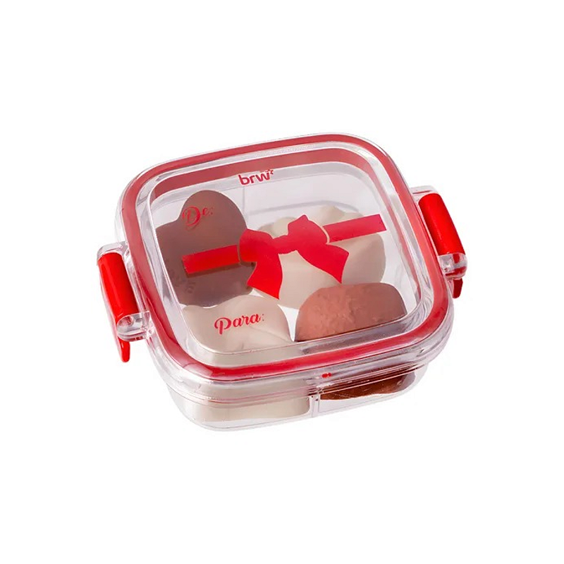 Borracha Escolar Marmitinha Choco Dream 4 Unidades Brw