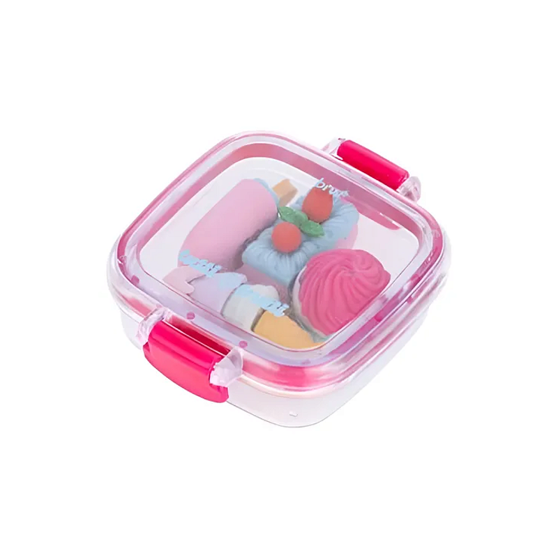 Borracha Escolar Marmitinha Candy Sobremesa 4 Unidades Brw