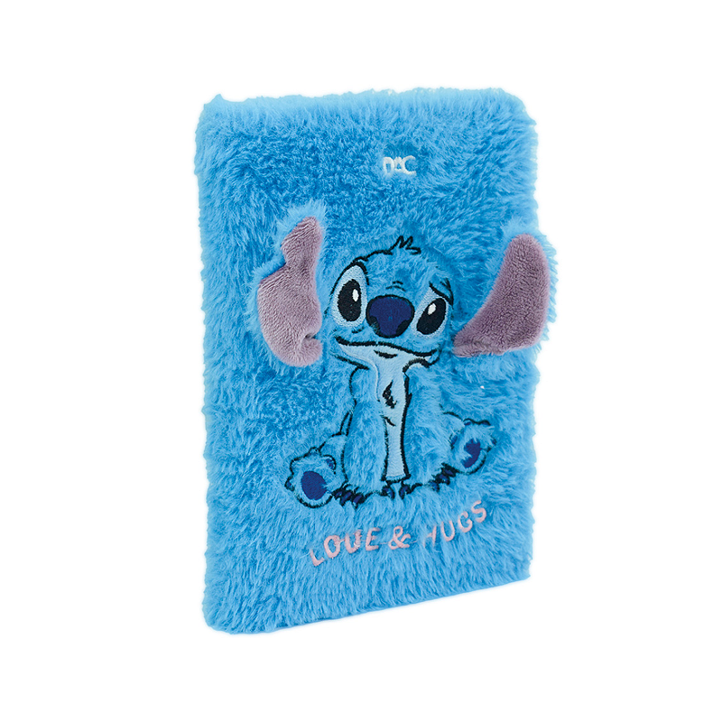 Caderno de Anotações Fluffy Lilo & Stitch Disney 80 Paginas Dac
