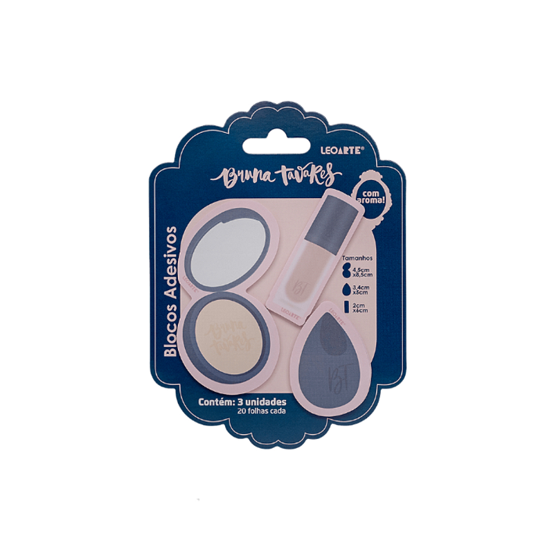 Bloco Adesivo Bruna Tavares 60 Folhas LeoArte