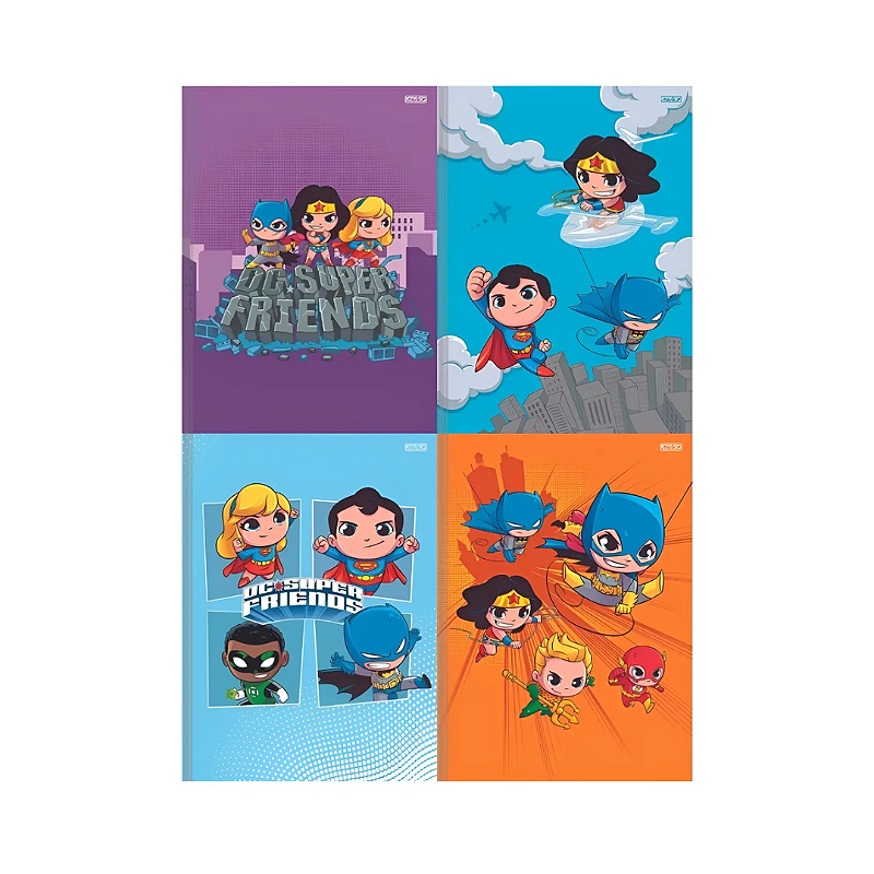 Caderno Brochura DC Super Friends São Domingos