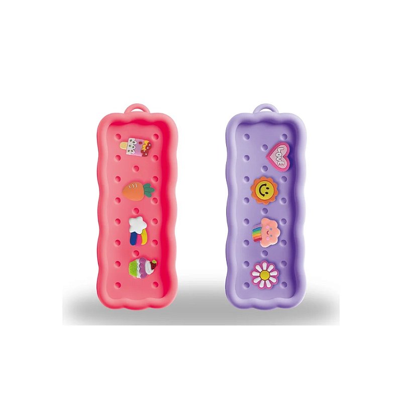 Estojo Escolar Holic Picky 4 Pins Tris