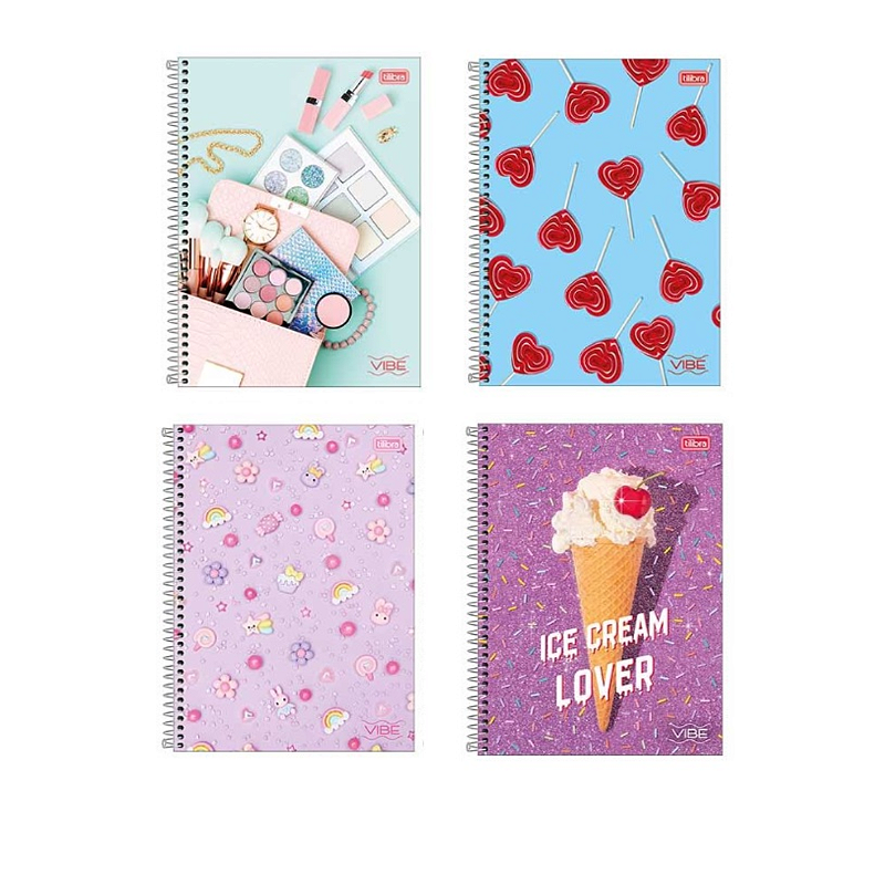Caderno Escolar Vibe Tilibra