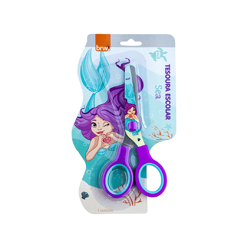 Tesoura Sereia Brw 13 cm