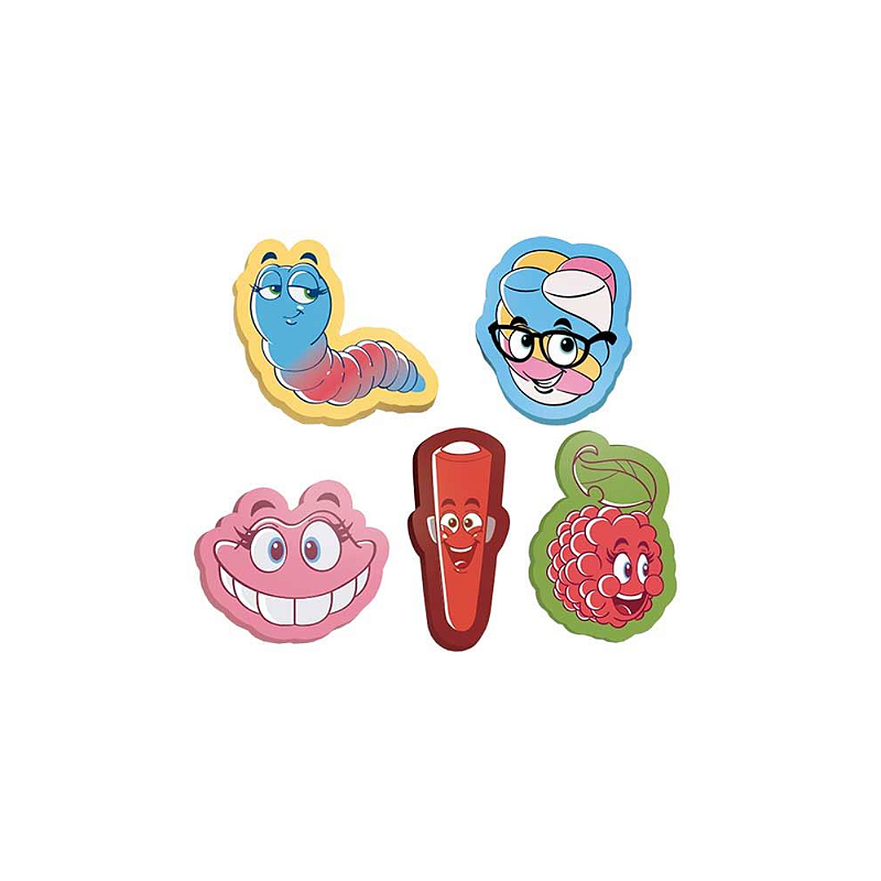 kit 2 Borrachas Escolar Bala Fini com Cheiro Leo&Leo