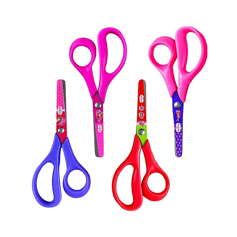 Tesoura Escolar Moranguinho Skypaper