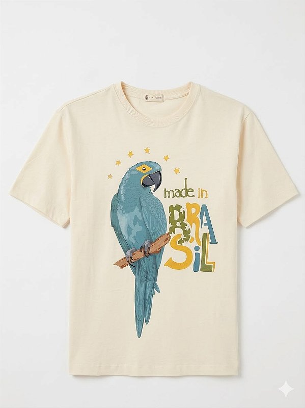 T-shirt aurora Arara Brasil - Mini Chic