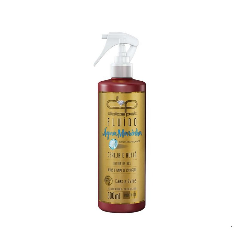 Fluido Desembaraçador Cereja e Avelã Dolce Pet - 500 ml - Zozo Pet