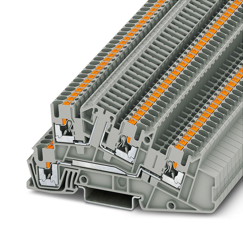 PTI 2,5-L/TG Borne Instalacao de Niveis Push-in Cinza 3213961