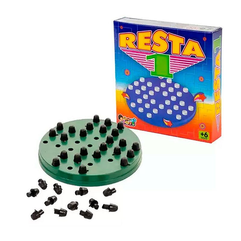 Jogo - Resta Um - Bolinha - Pikoli Brinquedos Educativos