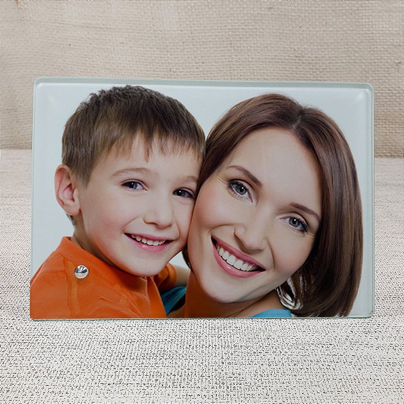 Porta-Retrato Personalizado de Vidro 11 x 16