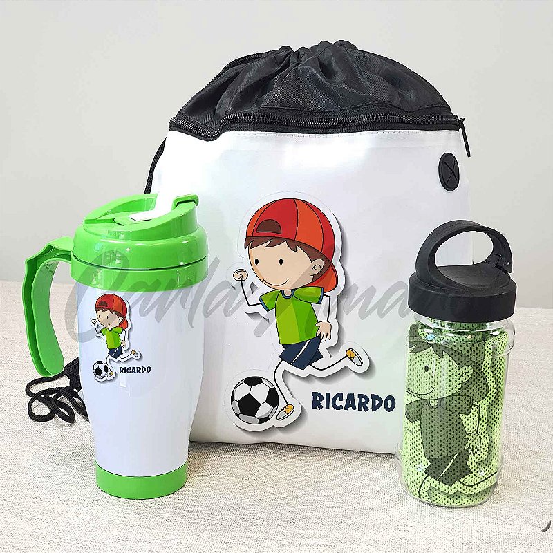 Kit Esportivo Infantil Personalizado de Futebol