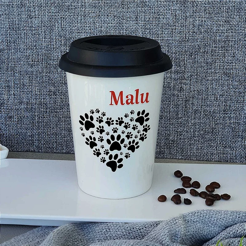 Copo Tipo Starbucks de Cerâmica Personalizado