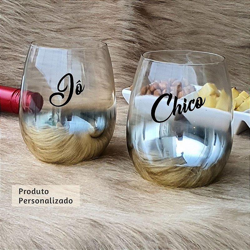 Kit Casal Copo de Cristal de Vinho