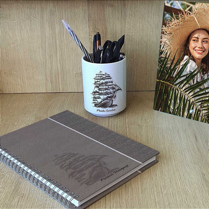 Kit de Escritório Personalizado Nau Antiga