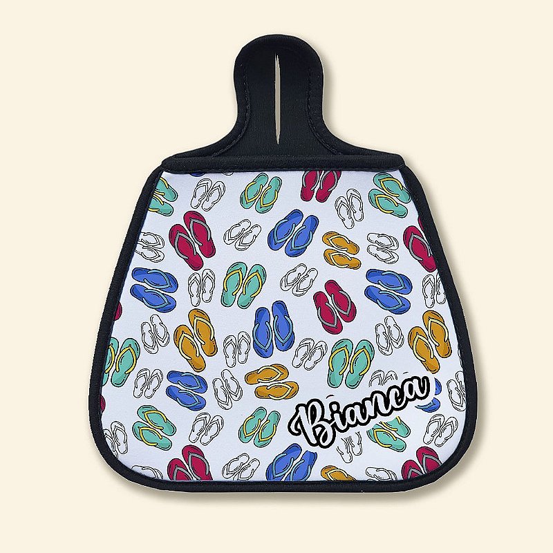 Lixeira de Carro Personalizada Havaianas
