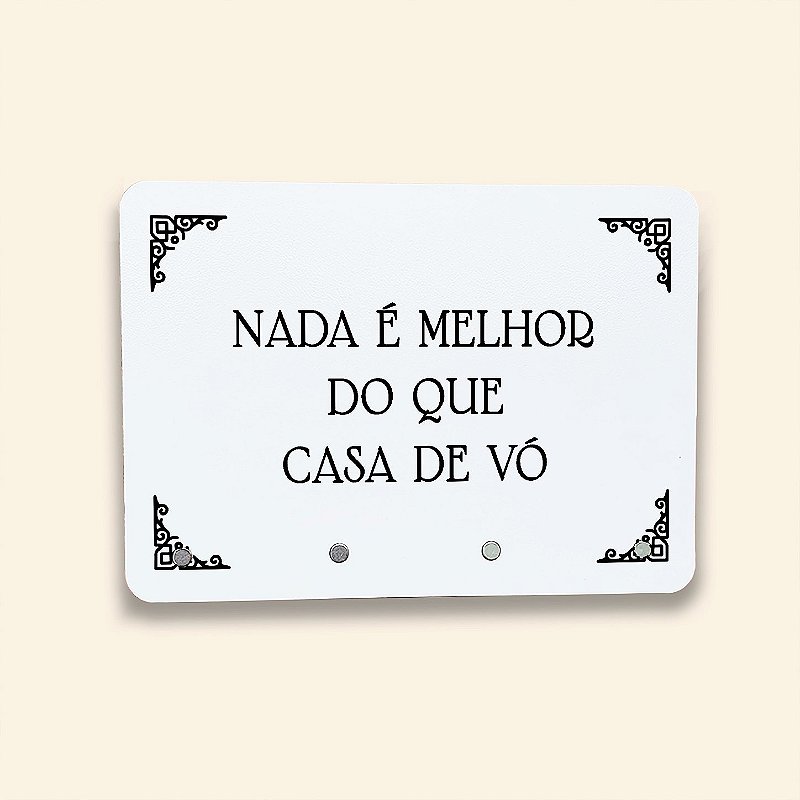 Porta-Chaves Magnético Personalizado | Porta-Facas Magnético Personalizado | Nada é Melhor do que Casa de ...