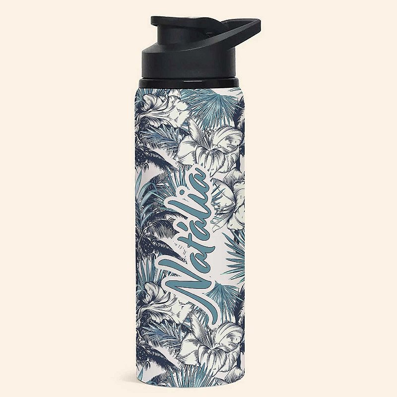 Garrafa de Alumínio Personalizada 750ml – Edição Premium com Bico Largo