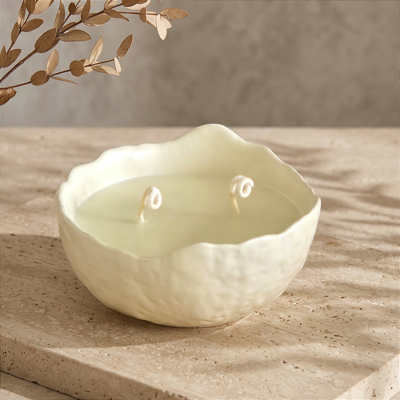 Vela Aromática em Eco-Resina 160g | Orgânica Redonda | Carla Amaro Home