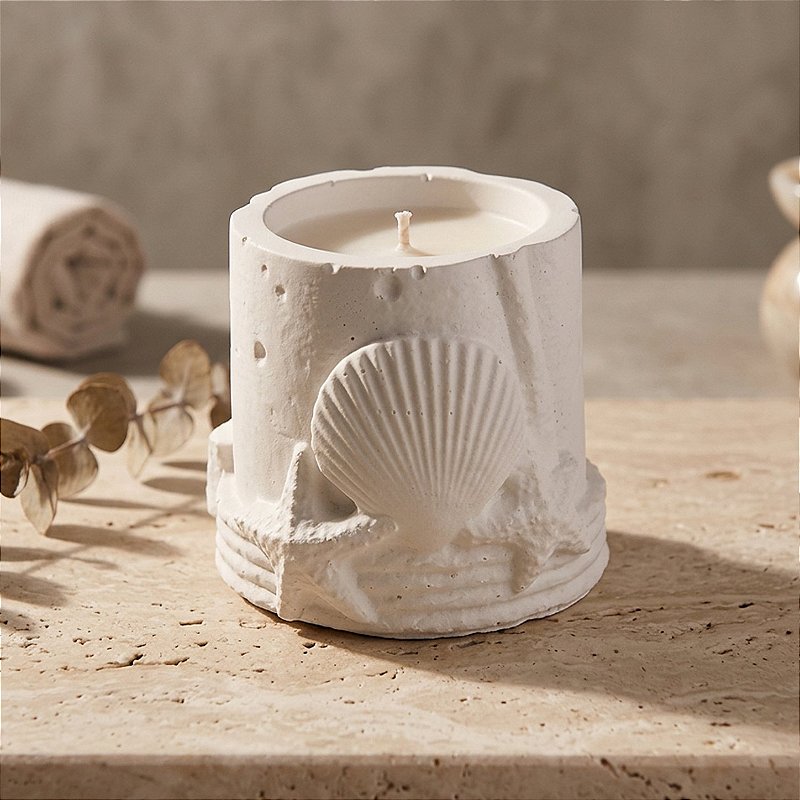 Vela Aromática Premium em Eco-Resina | 100g | Fundo do Mar 100g | Carla Amaro Home