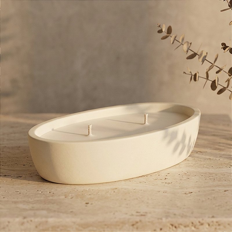 Vela Aromática em Eco-Resina 100g | Oval | Carla Amaro Home
