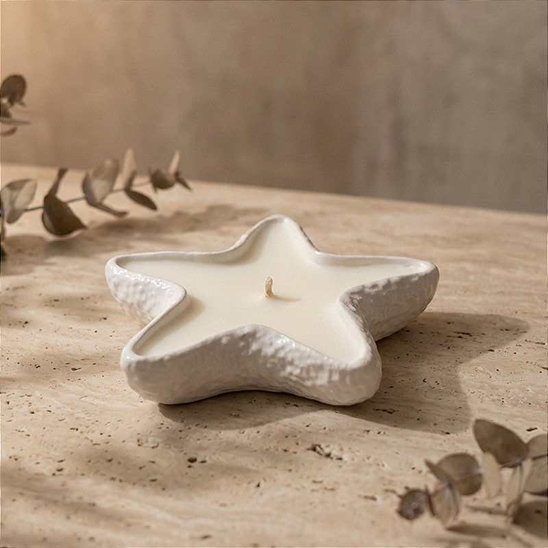 Vela Aromática em Eco-Resina 100g | Estrela do Mar | Carla Amaro Home