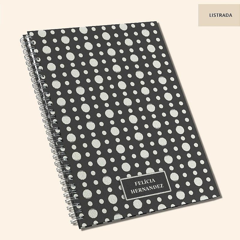 Caderno A4 Personalizado | Capa Ecológica Texturizada | Carla Amaro Home