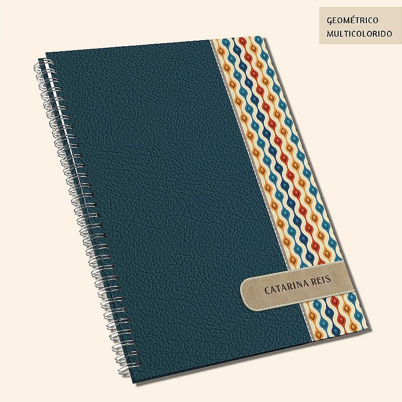 Caderno A4 Personalizado | Capa Ecológica Texturizada | Carla Amaro Home