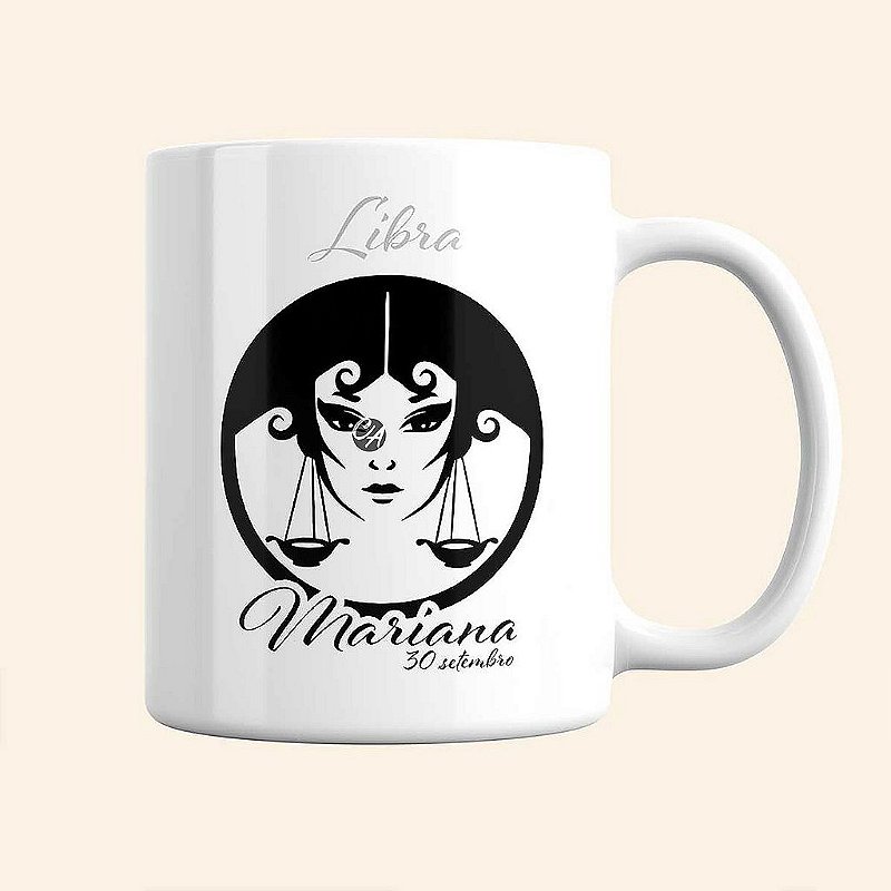 Caneca Personalizada de Signos | Carla Amaro Home