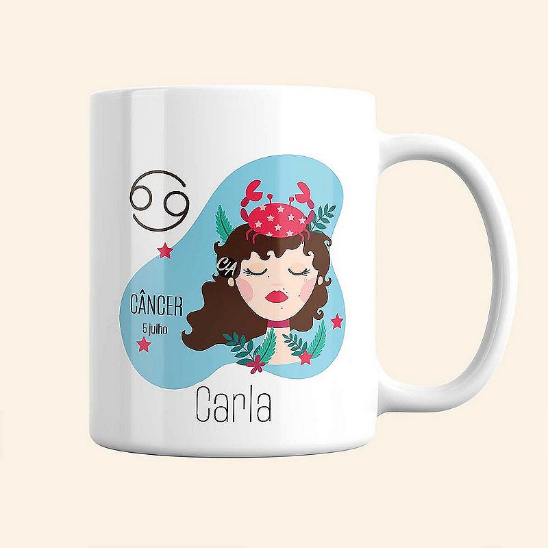 Caneca Personalizada de Signos | Carla Amaro Home
