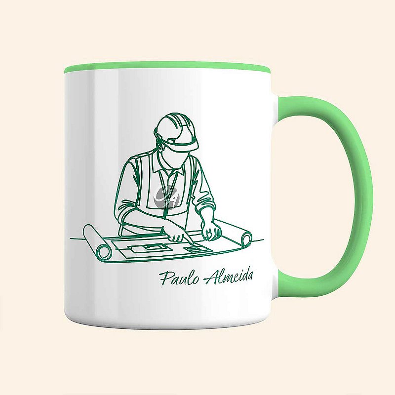 Caneca de Engenheiro Personalizada | Caneca de Profissões | Carla Amaro Home