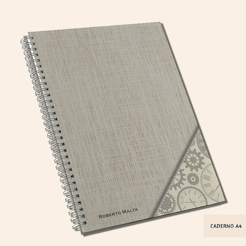Caderno A4 Personalizado & Caderno A5 Personalizado| Capa Ecológica Texturizada | Estampas Masculinas