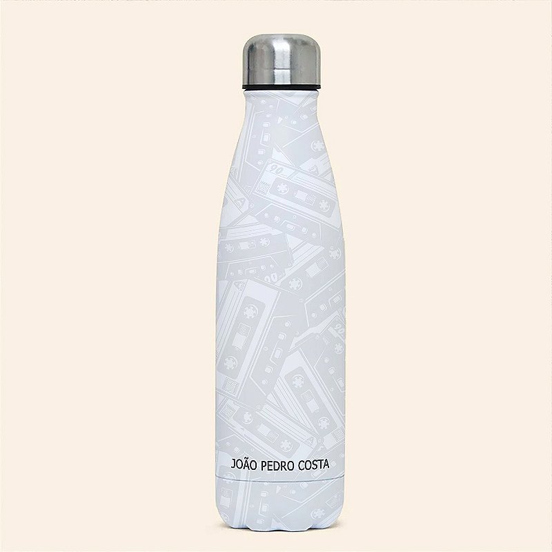Garrafa Térmica Personalizada de Inox | 500 ml | Estampas Masculinas Exclusivas | Carla Amaro Home