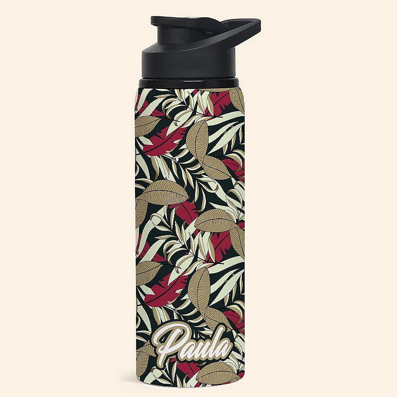 Squeeze de Alumínio Personalizada | Estampas Femininas Exclusivas | Carla Amaro Home