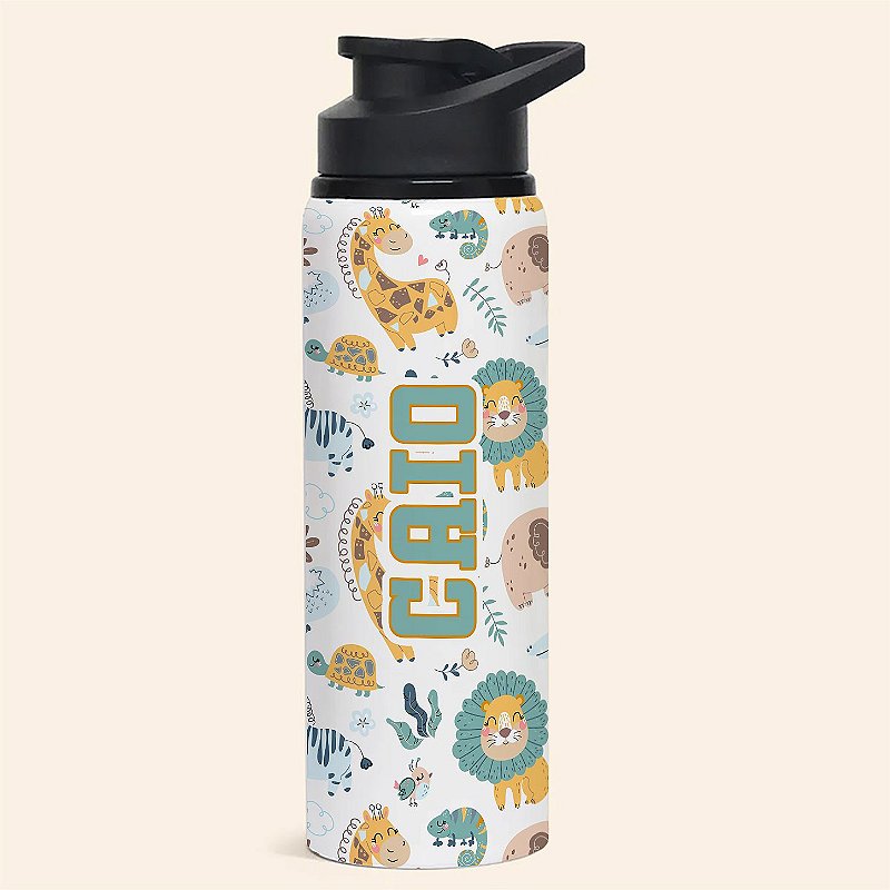 Squeeze de Alumínio Personalizada | Estampas Infantis Exclusivas | Carla Amaro Home