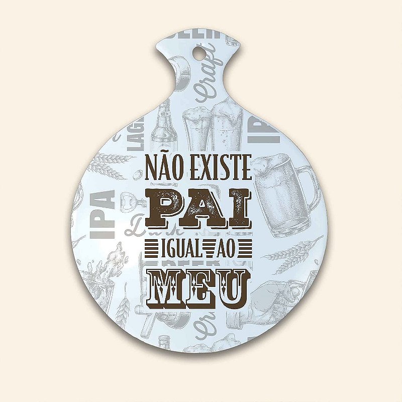 Base Térmica e Decorativa Multiuso em Cerâmica | Não Existe Pai Igual ao Meu